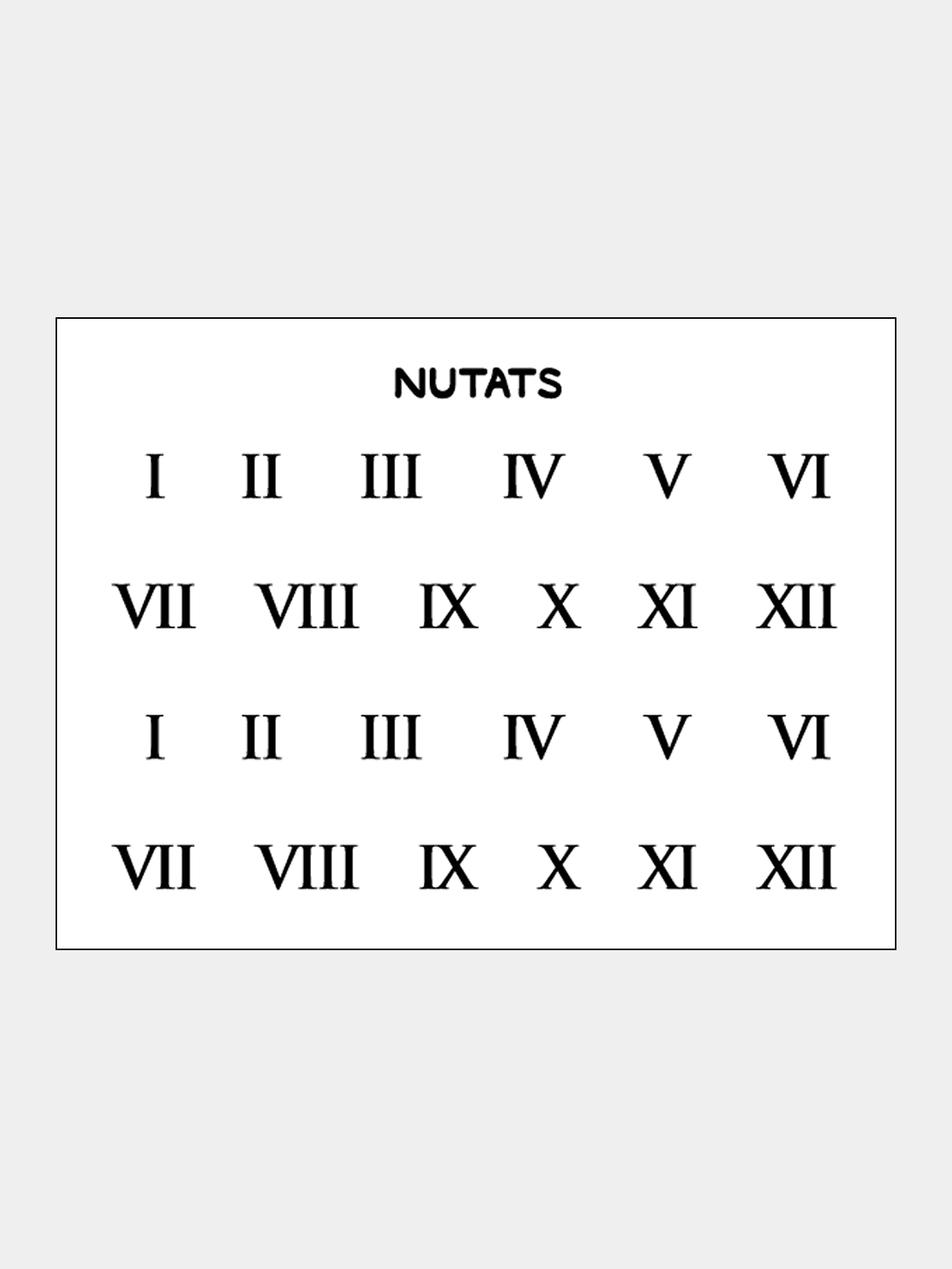 Roman Numbers 1