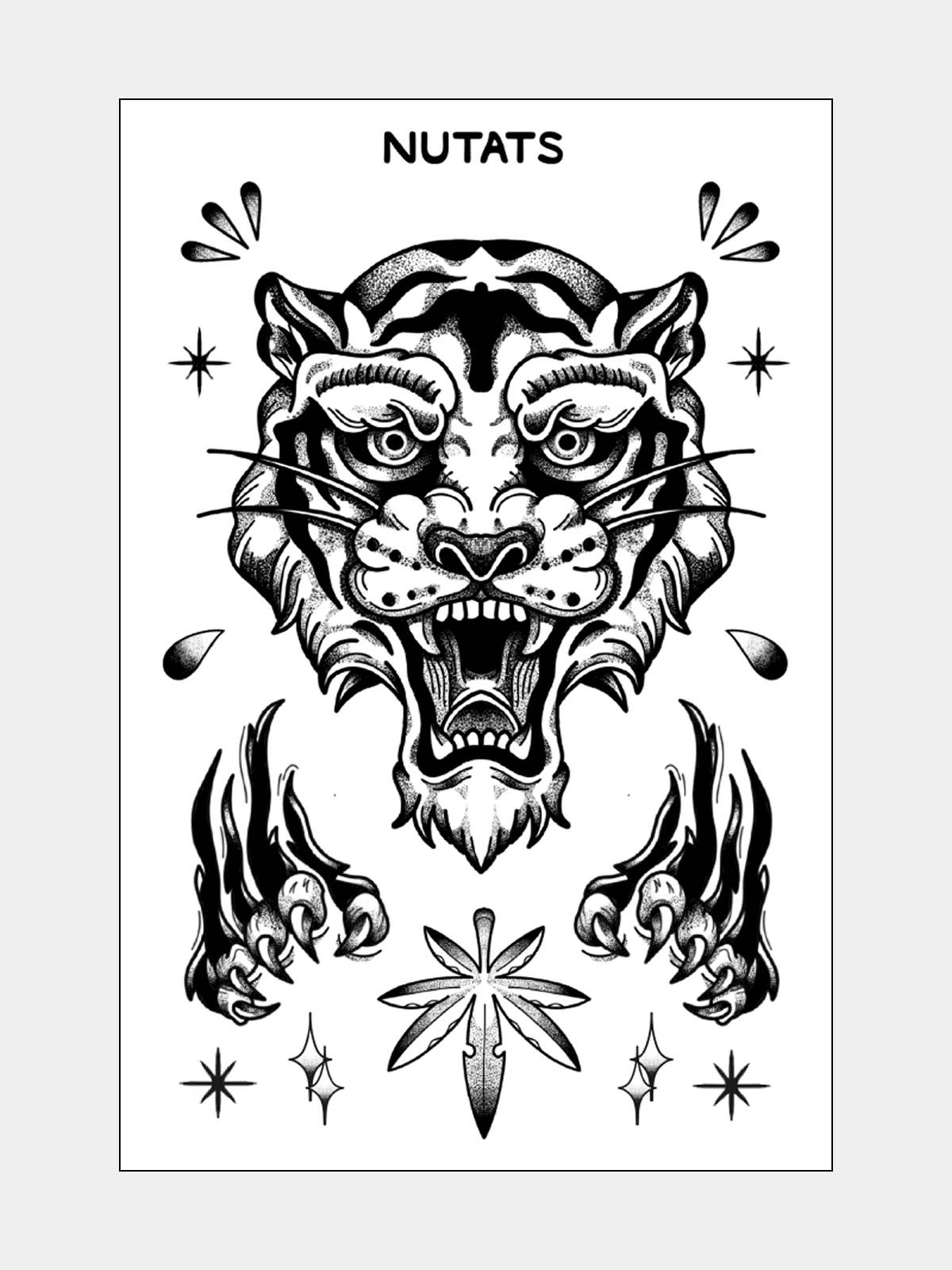 Fury Tiger Tattoo 1